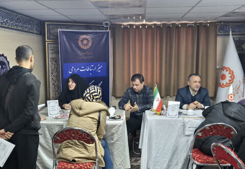 گزارش تصویری | میز ارتباطات مردمی دستگاه های زیر مجموعه تعاون، کار و رفاه اجتماعی استان البرز به میزبانی بهزیستی برگزار شد