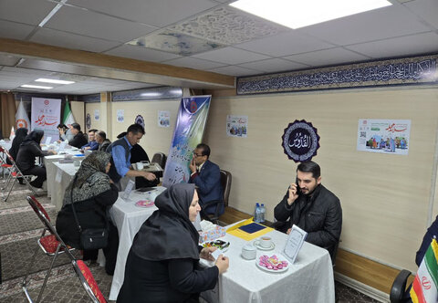 گزارش تصویری | میز ارتباطات مردمی دستگاه های زیر مجموعه تعاون، کار و رفاه اجتماعی استان البرز به میزبانی بهزیستی برگزار شد