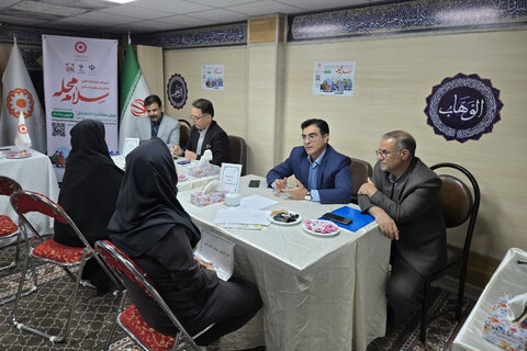 گزارش تصویری | میز ارتباطات مردمی دستگاه های زیر مجموعه تعاون، کار و رفاه اجتماعی استان البرز به میزبانی بهزیستی برگزار شد