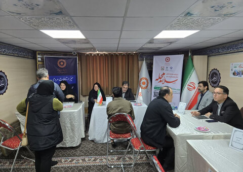 گزارش تصویری | میز ارتباطات مردمی دستگاه های زیر مجموعه تعاون، کار و رفاه اجتماعی استان البرز به میزبانی بهزیستی برگزار شد