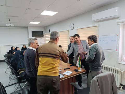 جلسه تودیع و معارفه رئیس مرکز اورژانس اجتماعی