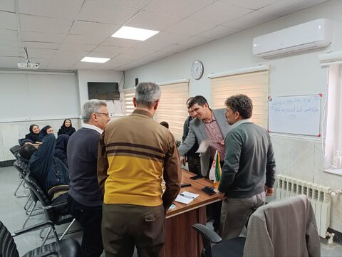 جلسه تودیع و معارفه رئیس مرکز اورژانس اجتماعی