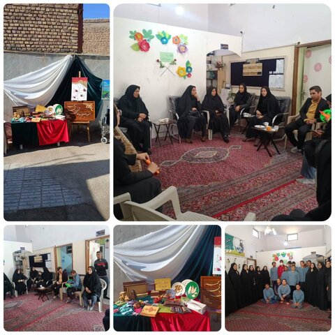 دهه فجر گرامی باد/برگزاری نمایشگاه در سرایان