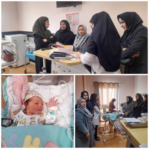 دهه فجر گرامی باد/بازدید کارشناسان ستادی از روند اجرای غربالگری نوزادان