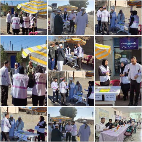 دهه فجر گرامی باد/برپایی ایستگاه اورژانس اجتماعی در حاشیه پویش«سلام محله» در شهر اسدیه