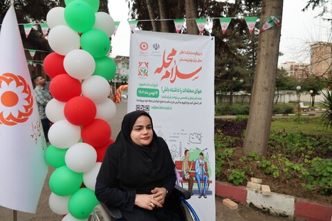 پیوستن قهرمان پاراتنیس روی میز جهان و آسیا به پویش «سلام محله» / مریم گیلانی سفیر هم‌دلی در محلات مازندران شد