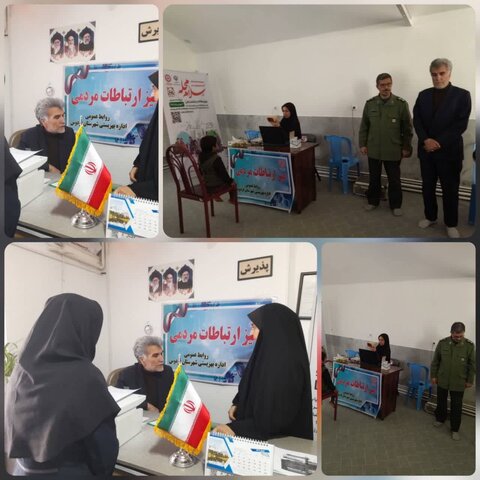 دهه فجر گرامی باد/برگزاری میز خدمت در شهرستان فردوس