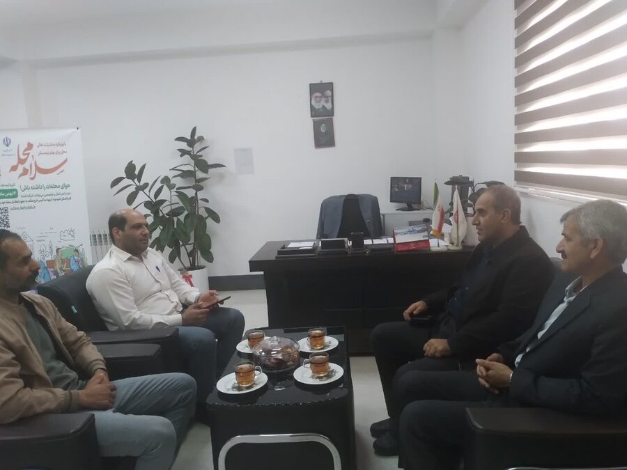 کلاله| دیدار فعال مجازی و دهیاران روستاهای فرید و خمبر آباد با سرپرست بهزیستی شهرستان