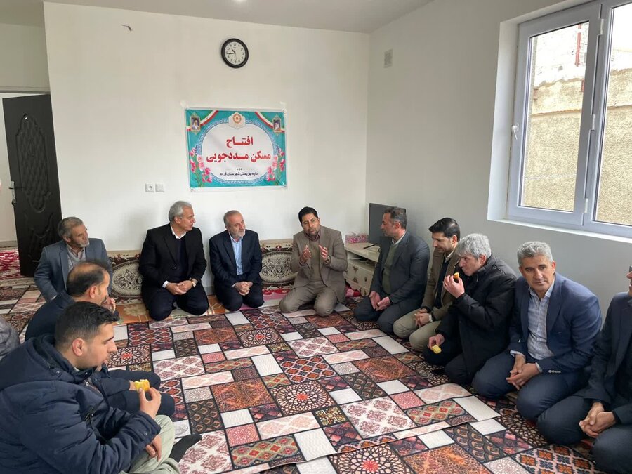 افتتاح واحد مسکونی مددجویی در دلبران قروه