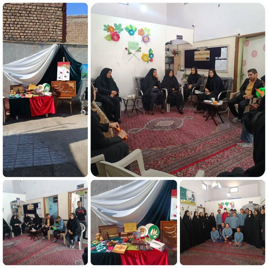 دهه فجر گرامی باد/برگزاری نمایشگاه در سرایان