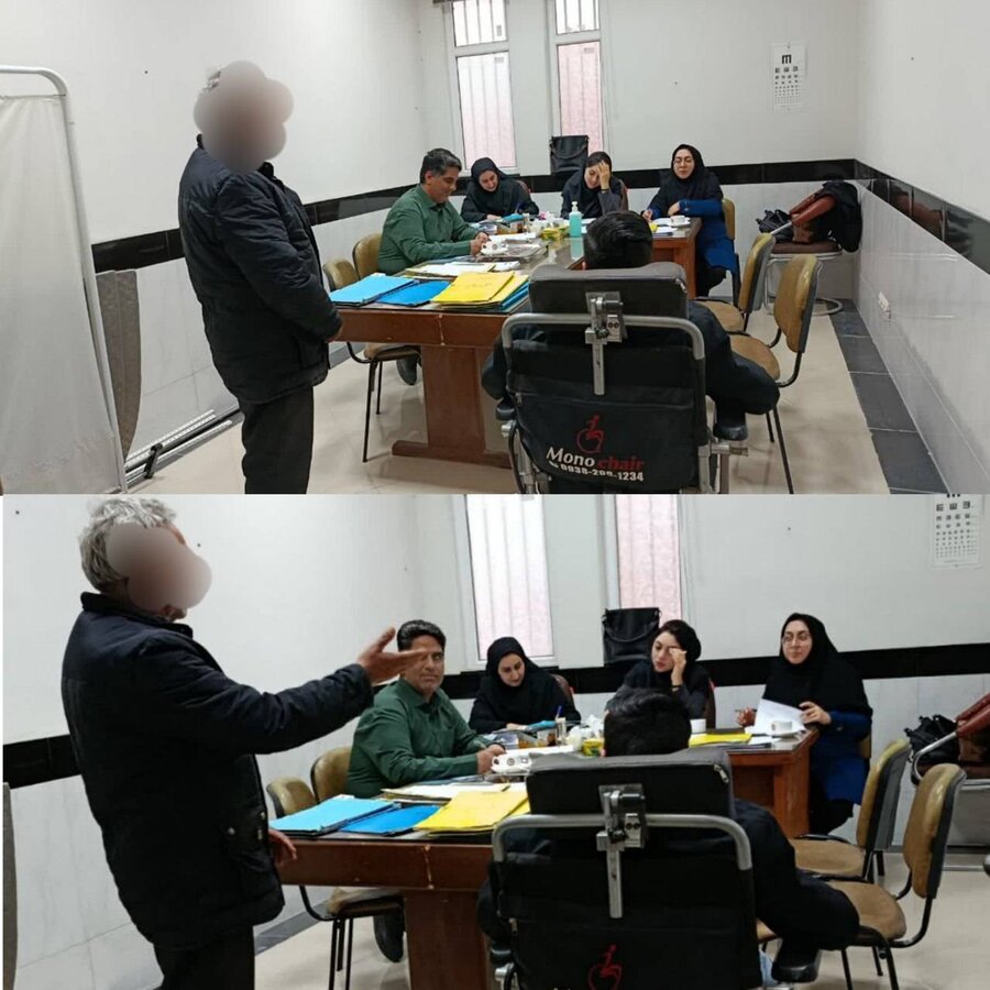 دهه فجر گرامی باد/برگزاری پنجمین کمیسیون پزشکی تعیین شدت و نوع معلولیت در بهزیستی بشرویه