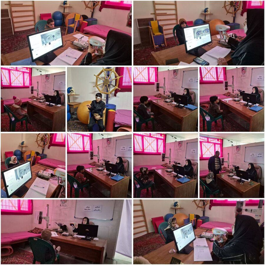 دهه فجر گرامی باد/غربالگری رایگان بینایی در حاشیه پویش«سلام محله» در شهر اسدیه