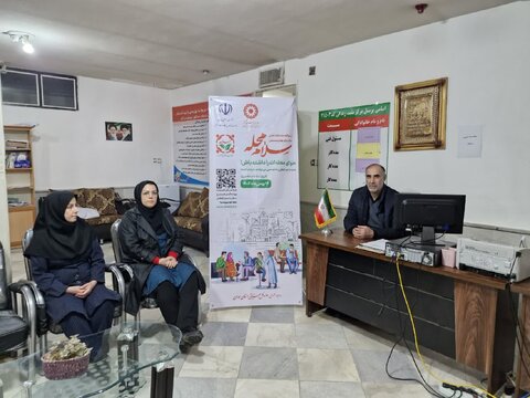 بازدید رئیس بهزیستی اسدآباد از اجرای پویش «سلام محله»