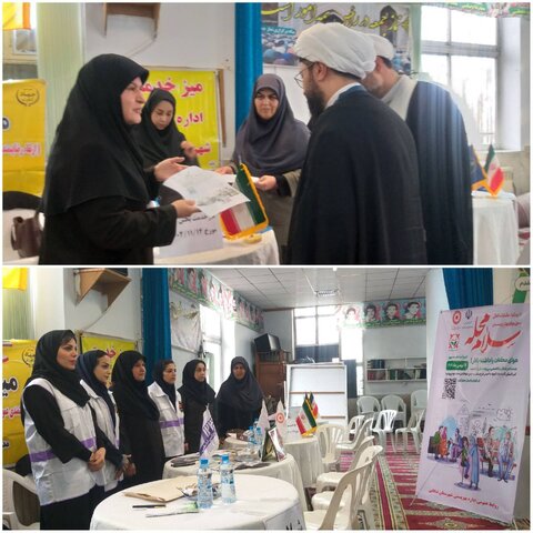 تنکابن| برپایی میز خدمت بهزیستی و ادارات تنکابن در بخش نشتا / اجرای پویش «سلام محله، جشن نیمه شعبان و گرامیداشت دهه فجر