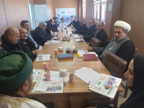 نمین| جلسه معرفی پویش ملی "سلام محله" با حضور مسئولین بخش عنبران