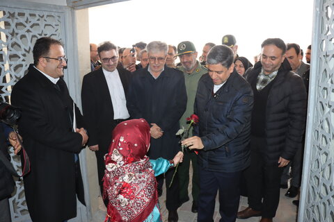 با هم ببینیم| آیین پرده برداری از پروژه های شهرستانی و ساختمان نسیم نصرت  خلخال