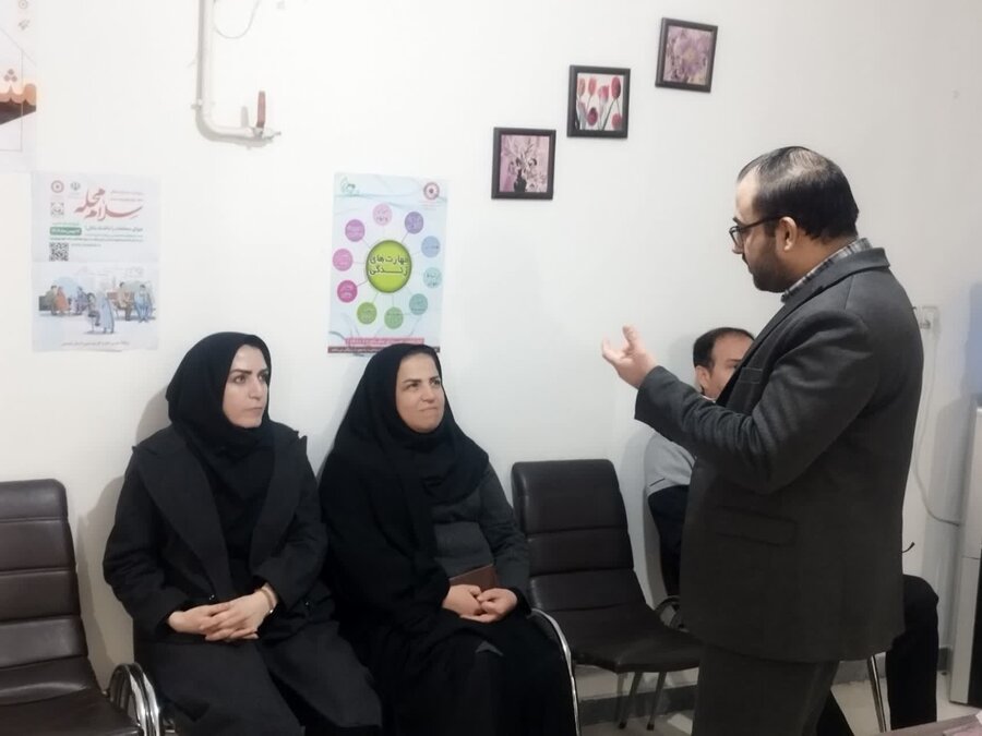 حضور تیم مددکاری بهزیستی استان همدان در آیین آغاز پویش سلام محله شهرستان بهار