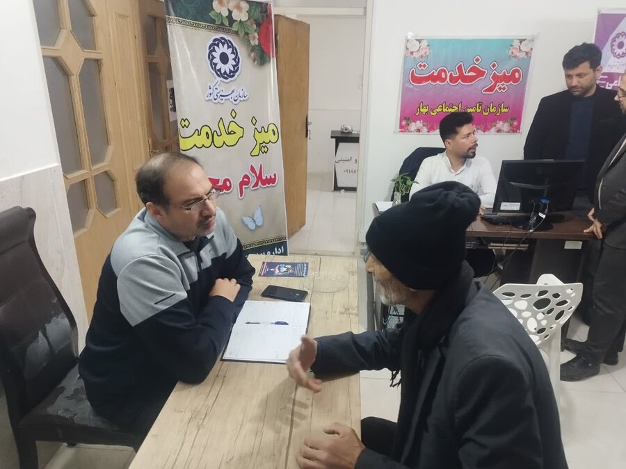 حضور تیم مددکاری بهزیستی استان همدان در آیین آغاز پویش سلام محله شهرستان بهار