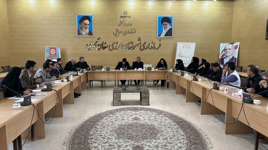 گرمی| برگزاری جلسه هماهنگی اجرای طرح ملی «سلام محله» در فرمانداری شهرستان گرمی