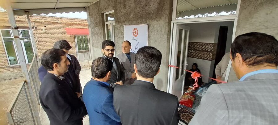 انگوت| آیین افتتاح ۱۲ واحد مسکونی مددجویی در دومین روز از دهه مبارک فجر در شهرستان انگوت