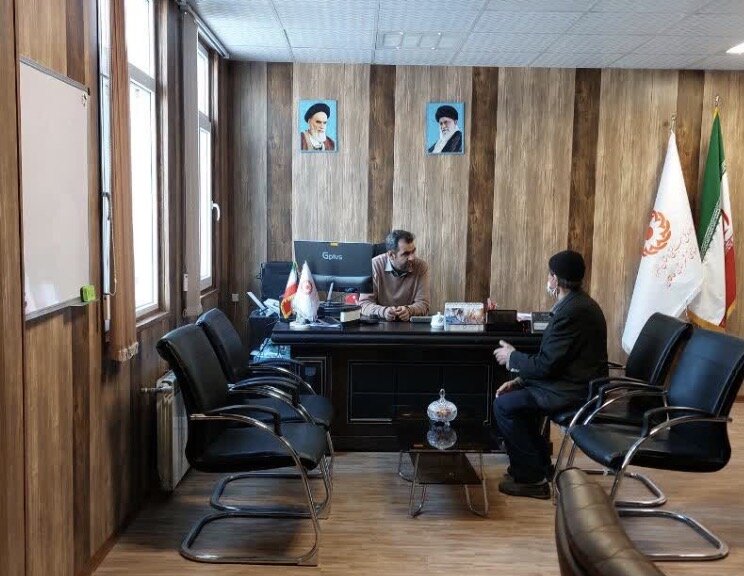 طالقان | ملاقات رئیس اداره بهزیستی شهرستان طالقان با جامعه هدف محترم