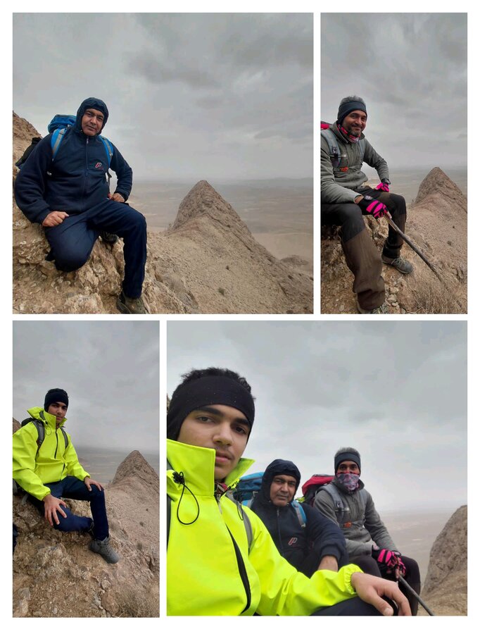 دهه فجر گرامی باد/صعود همکاران اداره بهزیستی شهرستان سرایان به ارتفاعات کنگره‌کوه سرند همزمان با دهه مبارک فجر