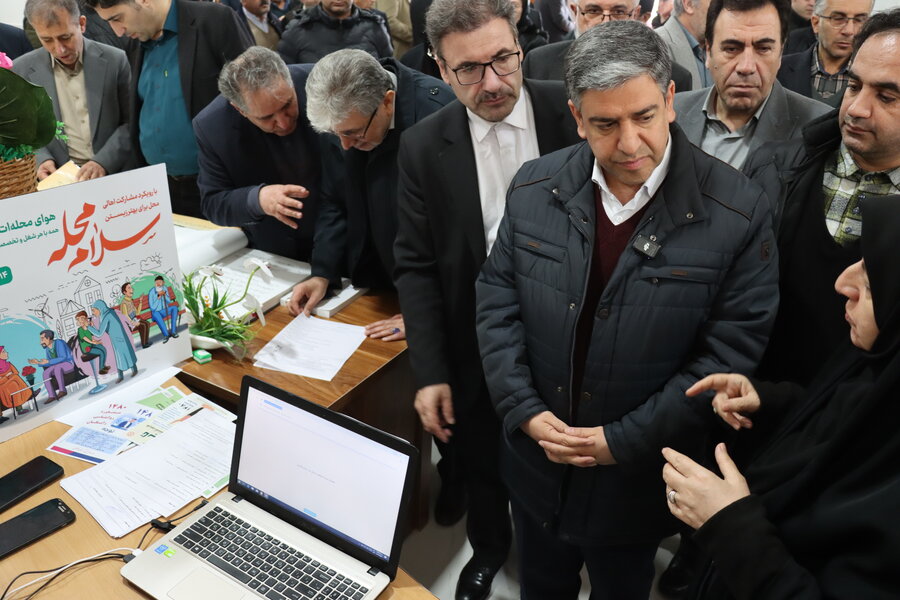پیوستن مسئولان استانی به رویداد «سلام محله» و بازدید استاندار اردبیل از روند ثبت‌نام حضوری داوطلبان در شهرستان خلخال