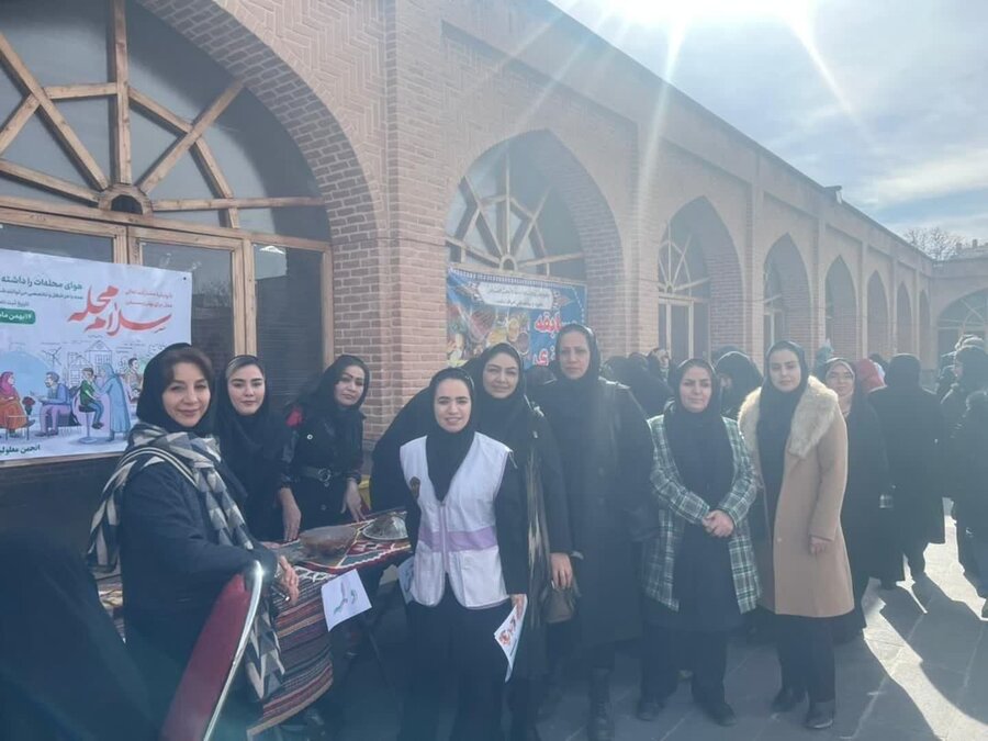 مشگین شهر| اجرای پویش "سلام محله" در جشنواره غذاهای محلی