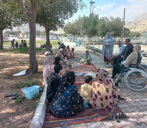 برگزاری اردوی تفریحی-فرهنگی مددجویان بهزیستی شهرستان خمیر