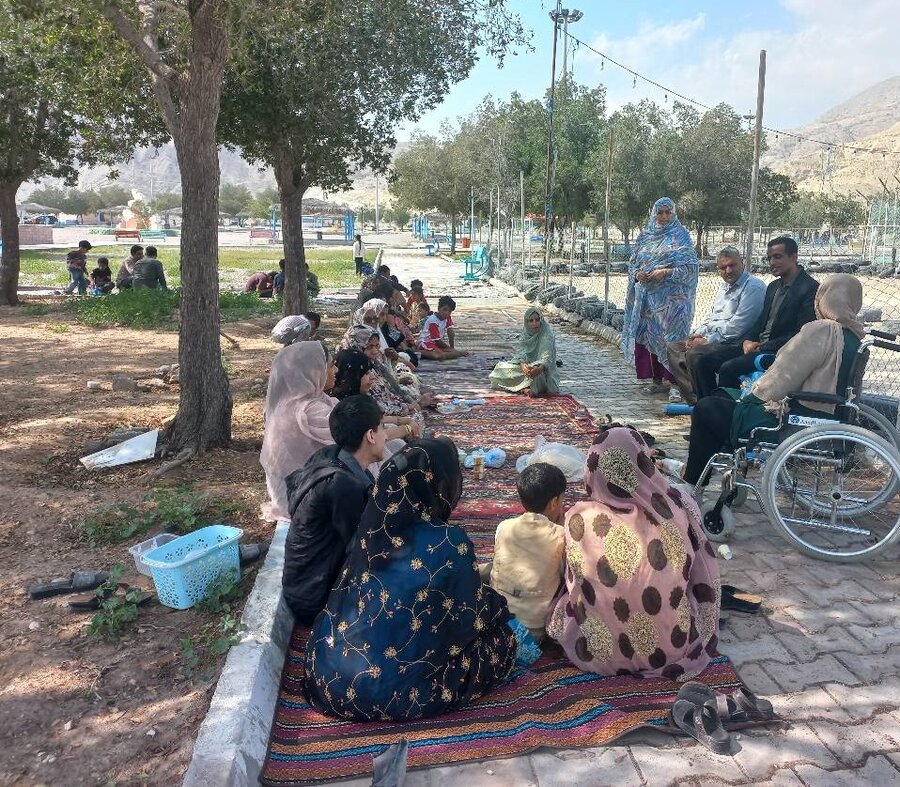 برگزاری اردوی تفریحی-فرهنگی مددجویان بهزیستی شهرستان خمیر