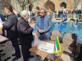 برگزاری میز خدمت توسط بهزیستی در سنندج