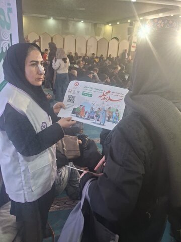 ساوجبلاغ | حضور کارشناسان اورژانس اجتماعی در جشن میلاد حضرت مهدی (عج ) مصلی شهر هشتگرد