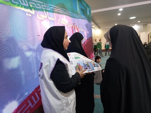 حضور کارشناسان اورژانس اجتماعي در جشن میلاد حضرت مهدی (عج ) مصلی شهر هشتگرد