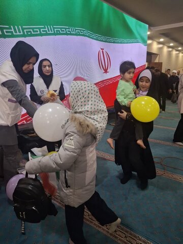 حضور کارشناسان اورژانس اجتماعي در جشن میلاد حضرت مهدی (عج ) مصلی شهر هشتگرد