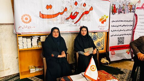برپایی میز خدمت بهزیستی استان بوشهر به مناسبت دهه مبارک فجر با حضور مدیرکل و معاونین با شعار  «عدالت برای همه، آینده برای ایران»
