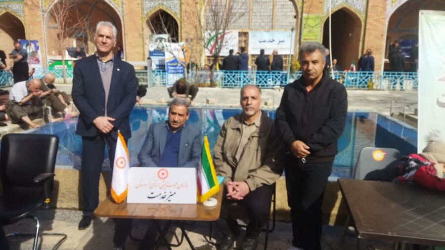برگزاری میز خدمت توسط بهزیستی در سنندج