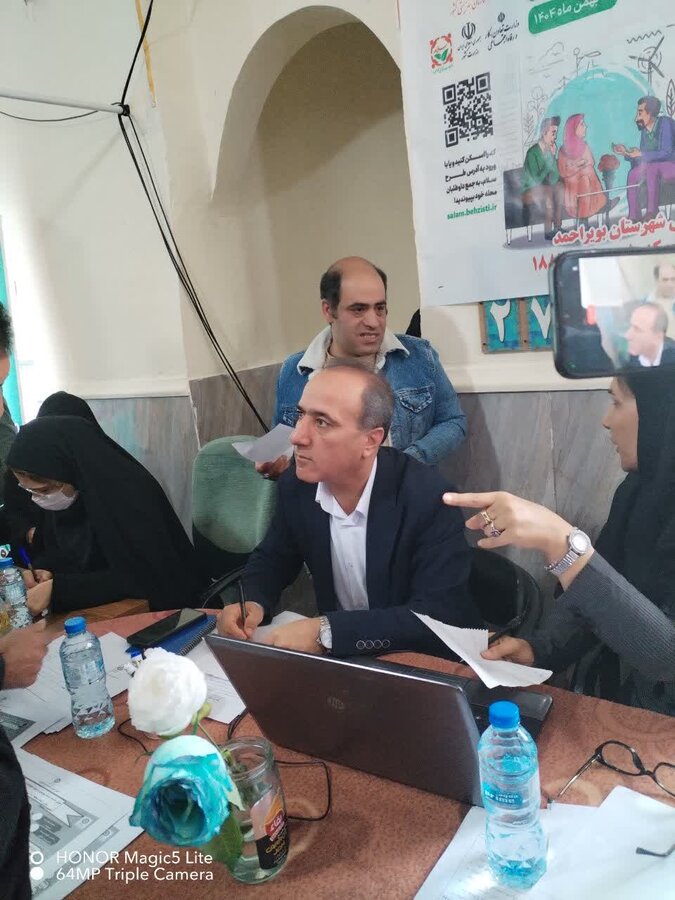 گزارش تصویری /میز خدمت بهزیستی کهگیلویه و بویراحمد در مناطق کم برخوردار استان  و محل برگزاری مصلی های نماز جمعه