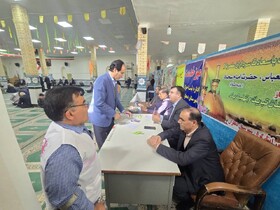 گزارش تصویری|  میز خدمت ادارات بهزیستی شهرستانها در نماز جمعه و معرفی پویش "سلام محله"