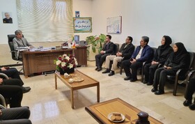 دیدار مدیرکل بهزیستی کرمانشاه با کارکنان سرپل‌ذهاب