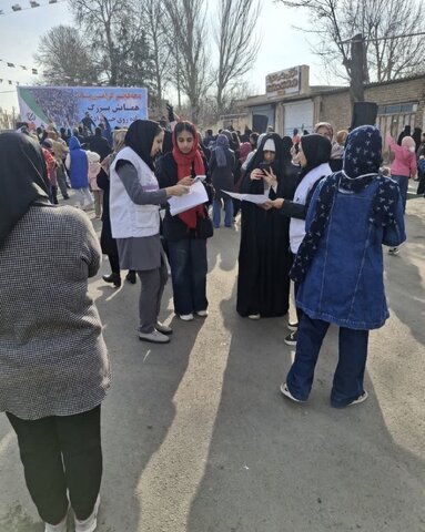 ساوجبلاغ | حضور تیم اورژانس اجتماعی در همایش پیاده روی خانوادگی در شهرک ینگی امام