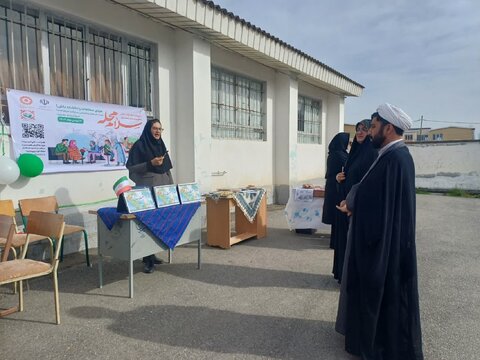 بازدید حجت‌الاسلام والمسلمین عارفی نماینده پایگاه های بسیج از طرح شهید سلام محله در مدرسه شهید بهشتی لیوان شهرستان بندرگز 