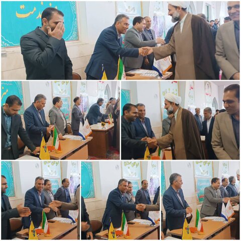 دهه فجر گرامی باد/برپایی میز خدمت بهزیستی در محل مصلی نماز جمعه