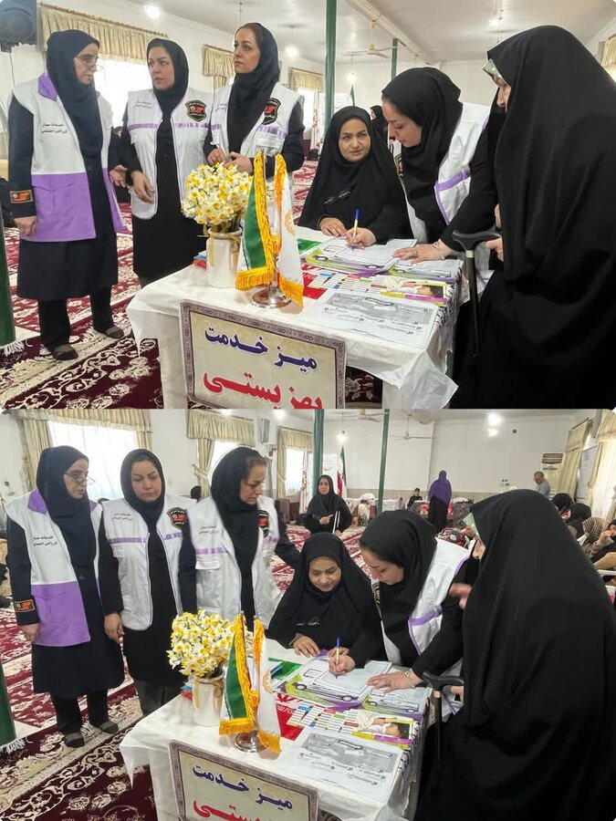 علی آباد | برگزاری میز خدمت با حضور معاونت سلامت اجتماعی بهزیستی گلستان