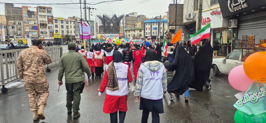 شهر قدس | حضور پرشور کارکنان بهزیستی شهرستان در مراسم پیاده‌روی نیمه شعبان