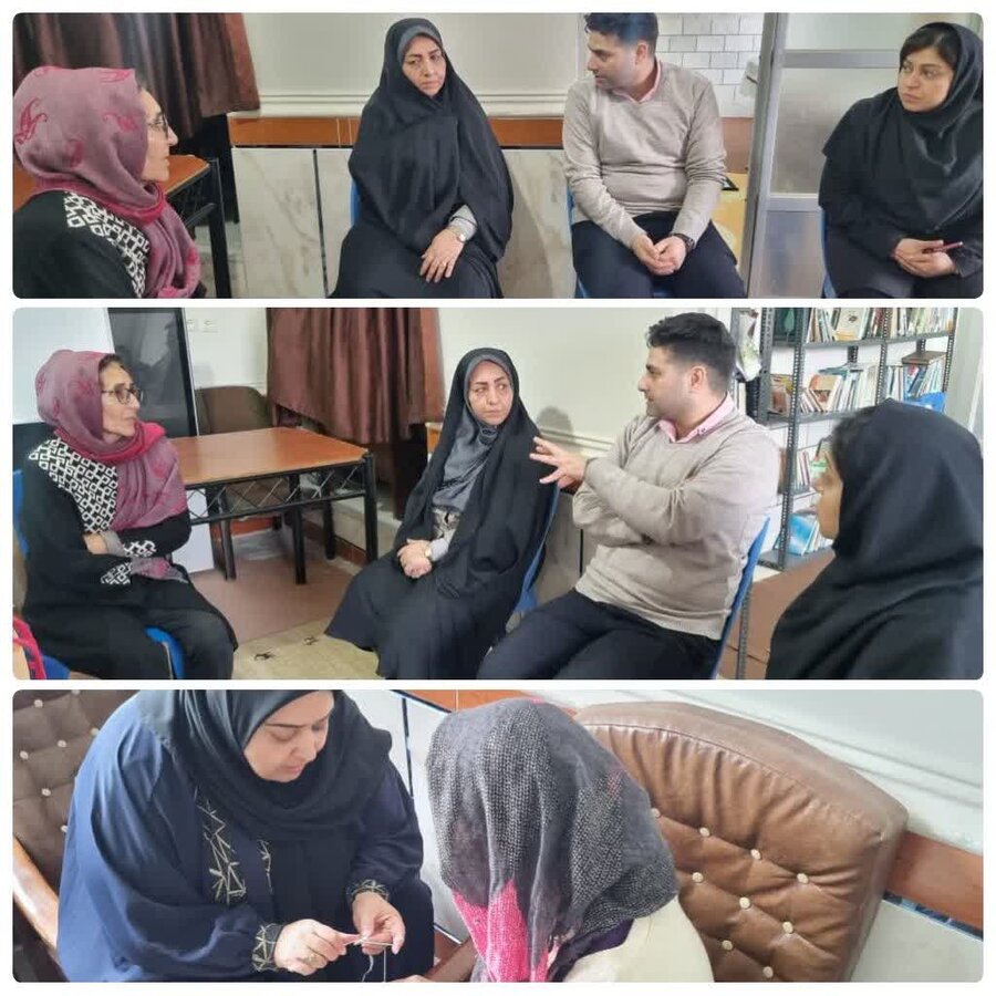 بازدید مدیرکل بهزیستی گلستان از پایگاه مردمی توسعه محله