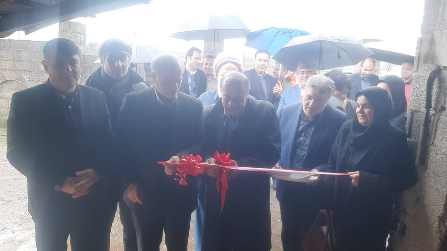 شفت /افتتاح طرح اشتغال‌زایی دامداری مددجو تحت پوشش  