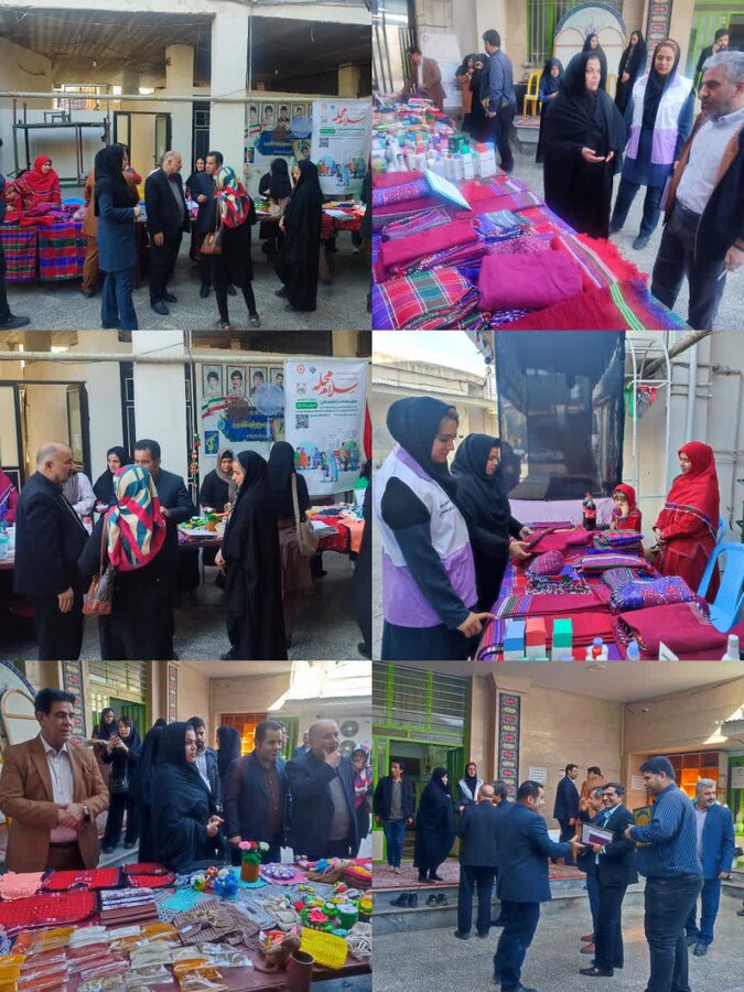 مینودشت | نمایش توانمندی‌های جامعه هدف بهزیستی مینودشت در رویداد اجتماع‌محور «سلام محله»