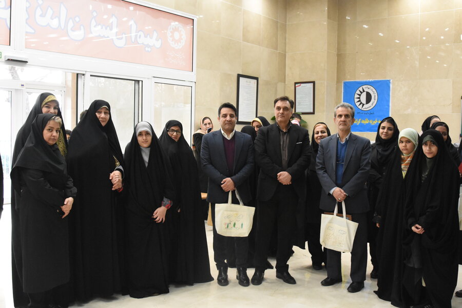 بازدید مسئولان بهزیستی کشور از نمایشگاه توانمندی‌های کودکان شبه‌خانواده