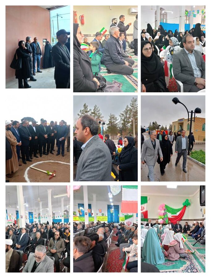 دهه فجر گرامی باد/حضور معاون سلامت اجتماعی بهزیستی خراسان جنوبی در مراسم افتتاح و کلنگ‌زنی ۸۸ پروژه دهه فجر شهرستان بشرویه