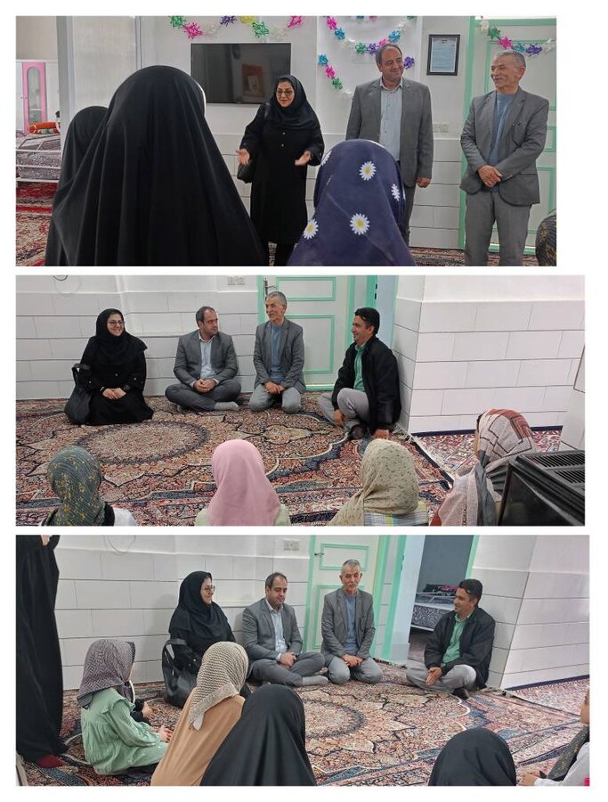 دهه فجر گرامی باد/بازدید معاون سلامت اجتماعی بهزیستی خراسان جنوبی از مرکز نگهداری افق روشن بشرویه